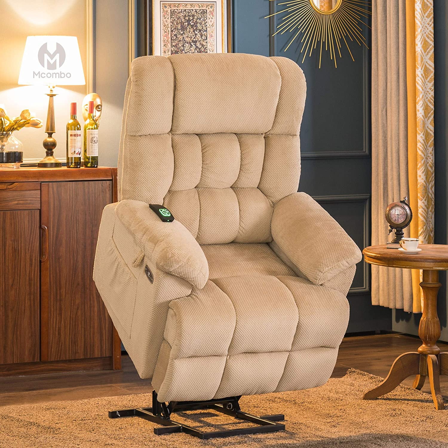 Electric Power Lift Recliner Chair with Massage and Heat