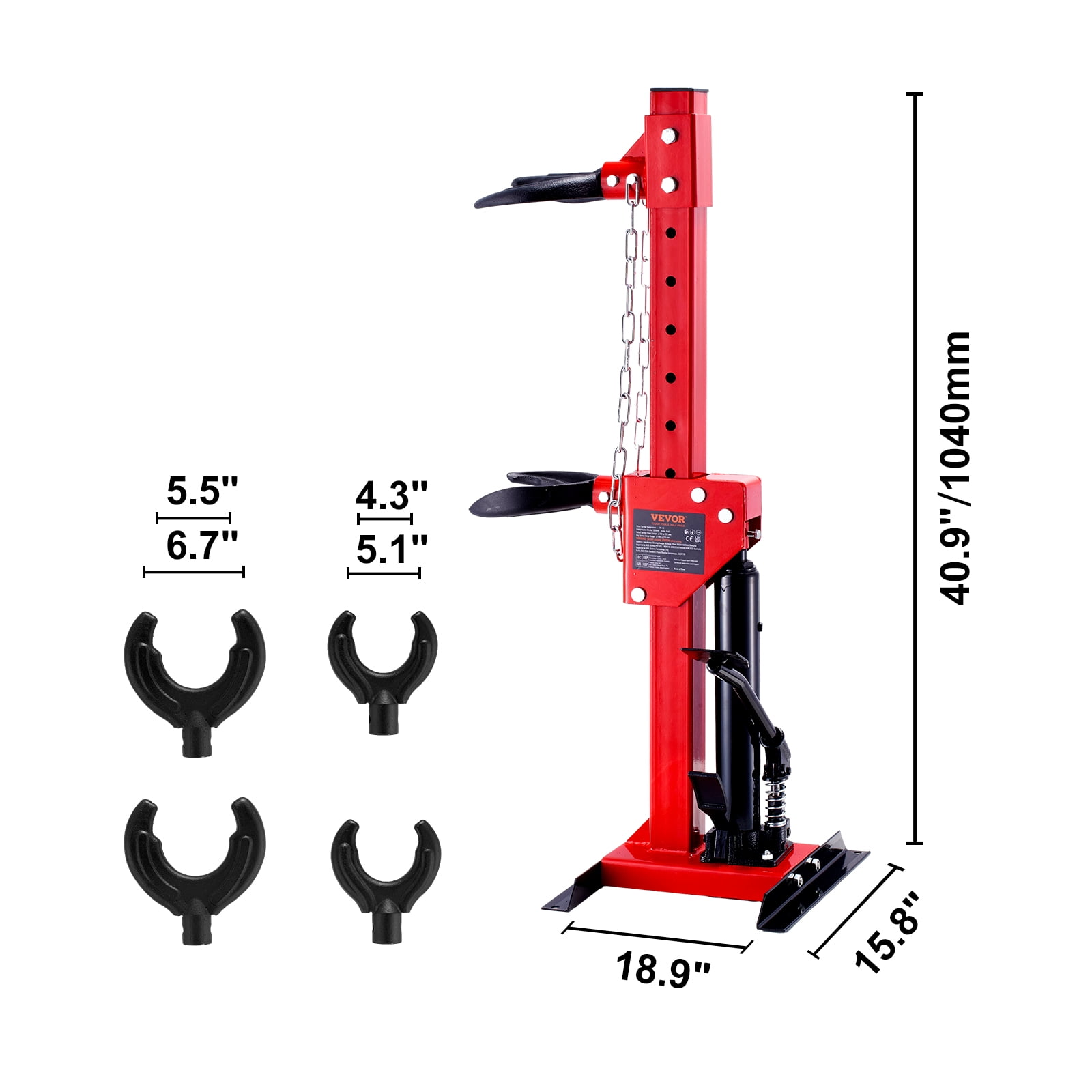 SP09302 1 Ton Hydraulic Coil Spring Compressor Jack & Lifting Car