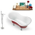 thumbnail image 5 of Tub, Faucet and Tray Set Streamline 62" Clawfoot NH1020GLD-140, 5 of 7