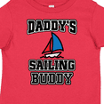 thumbnail image 4 of Inktastic Daddy Sailing Buddy Sailboat Boys or Girls Toddler T-Shirt, 4 of 5