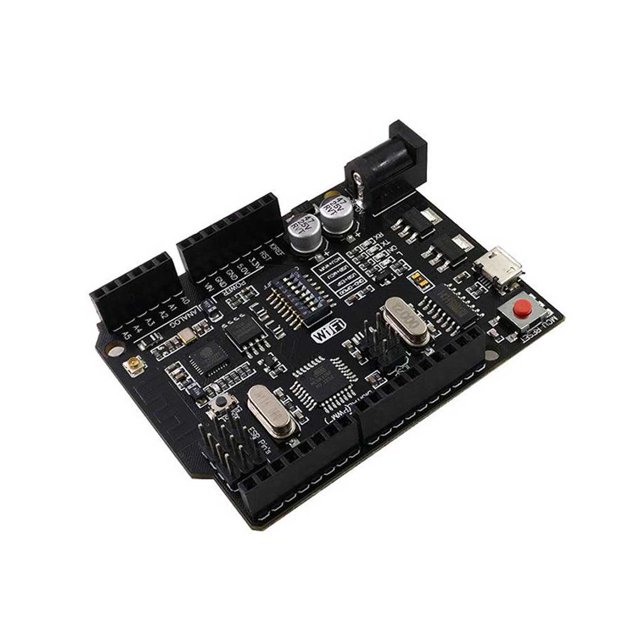 Tholdsy ABS WiFi módulo portátil reemplazo eléctrico profesional R3 ATmega328P ESP8266 32M CH340G parte de placa de circuito modificado Electrónica miscelánea