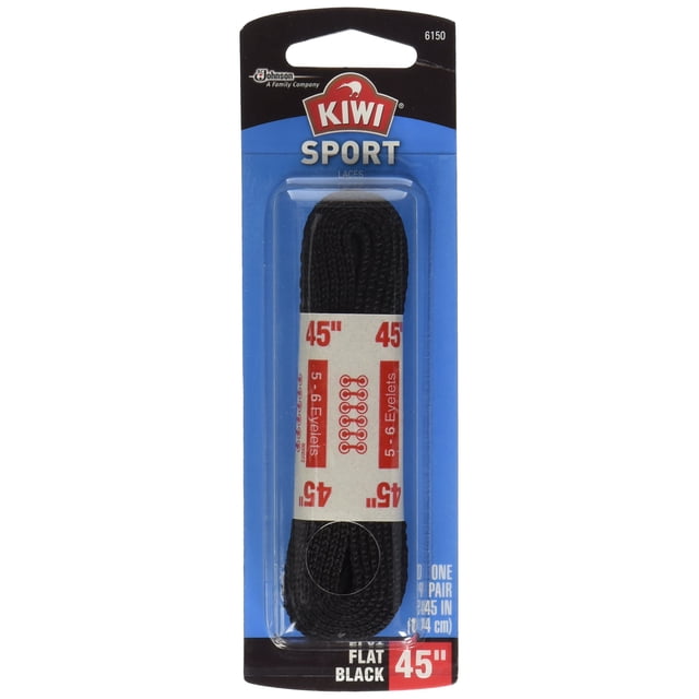 Cordones para zapatos Kiwi Athletic negros 114 cm, 1 par SC Johnson