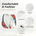 thumbnail image 6 of Lsque Cockatoo Red Berries Printed Women's Running Shorts with Liner Pockets,Elastic Quick Dry Workout Athletic Gym Yoga Shorts,Womens High Waist Shorts-X-Large, 6 of 9
