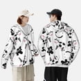 thumbnail image 6 of Easygdp Cute Cow and Milk Stains Lightweight Long Sleeve Sun Shirt Sports long-Sleeved Sun Protective Clothing, Quick Drying Breathable - 3X-Large, 6 of 9