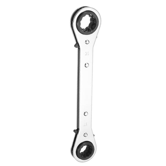 Uxcell 15x17x19x21mm Metric 4 in 1 Double Box End Reversible Ratcheting Wrench