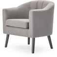 thumbnail image 2 of Adore Decor Ivey Modern Tufted Fabric Accent Chair in Gray, 2 of 8