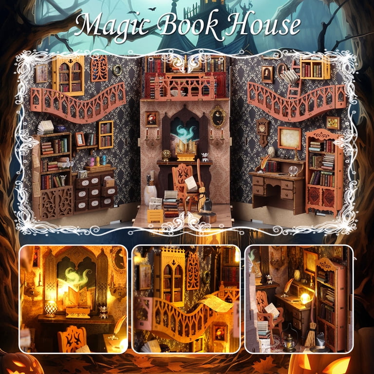 シュプリーム・バイ・トール　ディナーセット〈27本セット〉不揃い※木製ケースなし JBeeCtrl Book Nook Kit DIY Miniature House Kit for Adults, Teens