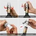 thumbnail image 3 of Tapones de vacío para vino con bomba integrada para champán, prosecco y cava, tapón para vino espumoso, 3 of 5