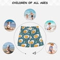 thumbnail image 6 of Egg Pattern Swim Trunks Quick Dry Beach Pool Board Shorts Lightweight Stylish Print Sizes 2T to XL, 6 of 8