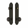 thumbnail image 5 of Grandeur Arc Tall Plate Single Cylinder One Piece Knobset with Parthenon Knob, 5 of 6