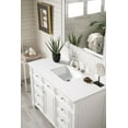 thumbnail image 1 of James Martin Furniture 157-V48-BW-3CLW 48 in. Bristol Single Vanity with 3 cm Classic White Quartz Top, Bright White, 1 of 7