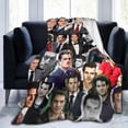thumbnail image 2 of Henry Cavill Blanket Soft and Comfortable Warm Fleece Throw Blankets Carpet Rug Decoration Gift for Decor Room Dormitory Picnic Yoga Sofa Camping Travel All Season, 2 of 6