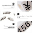 thumbnail image 3 of ifundom 10Pcs White Jewelry Price Display Tags with Easy Assembly for Retail Store Pricing and Product Labeling, 3 of 8