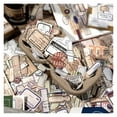 thumbnail image 3 of 200pcs Ticket Style Vintage Label Stickers Set DIY Scrapbooking Collage Junk Journal School Supplies Creative Craft Supplies, 3 of 11
