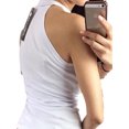 thumbnail image 3 of DYMADE Femmes Épaule Froide Sans Manches Dentelle Haut Sexy Bodycon, 3 of 3