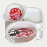 Panda Superstore PS-BAB166802011-HIROCO00919 5 Piece High Quality Unbreak Lovely Rabbit Healthy Baby Dinnerware Set