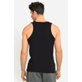 thumbnail image 3 of 247 Frenzy Men's Essentials Knocker Cotton Tank Top - Black * WALMART EXCLUSIVE *, 3 of 4