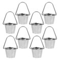 thumbnail image 5 of SWETRACE Mini Pail Buckets for Indoor Outdoor Decor, Small Metal Buckets 0.8x0.8x0.7in for Crafts and Garden, 5 of 8