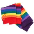 thumbnail image 3 of Masteelf Rainbow Striped Arm Warmer Fingerless for Christmas, 3 of 10