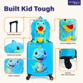 thumbnail image 4 of Set de equipaje Emissary Kids Dinosaur de 18 pulgadas con mochila para niños de más de 3 años, 4 of 8