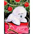 thumbnail image 1 of 28 x 40 In. Christmas Tree With Bichon Frise Flag Canvas, House Size, 1 of 1