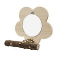 thumbnail image 1 of Ximing Bird Mirror Parrot Climb Toy Climbing Standing Bird Play Mirror Parrot Interactive Play Toys for Macaws , Brown, 1 of 9