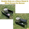 thumbnail image 4 of Red Suricata Camping & Beach Table - Folding Portable Lightweight Metal Picnic Table for Outdoors, Camp, Hiking & Trekking (Small), 4 of 8