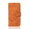 thumbnail image 3 of iPhone 13 Mini Case, PU Leather Wallet Flip Card Slots Cover Money Pocket Magnetic Closure Stand Kickstand Folio Phone Protective Case for Apple iPhone 13 Mini, Brown, 3 of 9