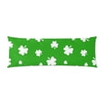 thumbnail image 1 of YUSDECOR Taie d'Oreiller Shamrock Protection de Coussin 20x60 Pouces, 1 of 1