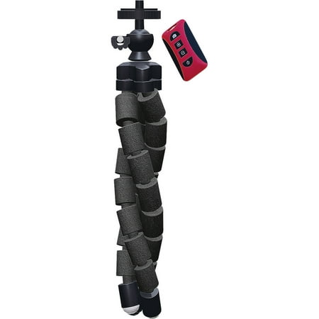 Tzumi Tripod with Selfie Remote, Black (Best Selfie Stick For Iphone 5c)