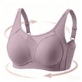 thumbnail image 5 of Vixolx Womens Plus Size Push Up Bras Wireless Comfortable Breathable Support Daily Bras, 5 of 5