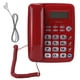 thumbnail image 1 of W520 Teléfono de identificación de llamadas Llamada manos libres para oficina, hogar, familia, negocios, Rojo, 1 of 5