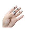 thumbnail image 2 of Electric Guitar Tone Bar 76mm Round Nose Solid Slide Bar 4 Index Finger Metal Plectrums, 2 of 5