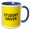 Blue/White, variant on 3drose, Student Driver, 11oz Two-tone Blue Mug