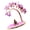 Purple, variant on Yihuala Buddhas Statue and Crystal Tree, for Wealth and Good Luck Yogas Meditations Decors for Home Spiritual Room