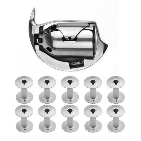 

Sufanic Had-204 Shuttle Hook & 10 Pcs Bobbins For Durkopp Adler 204、205、266、366