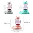 thumbnail image 4 of keepw Distributeur Automatique pour Aliments pour Animaux Bol à Boire Distributeur de Nourriture Finition Format Compact Outil Polyvalent d'Alimentation pour Chat Vert, 4 of 6
