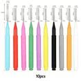thumbnail image 5 of BPPEG 100Pcs Interdental Brushes Between Teeth for Braces,Flossers Brush Cleaner,Orthodontic Flossers for Braces Cleaning Kit,Dental Teeth Cleaning Tools(10 Colors,Multiple Sizes, 5 of 7