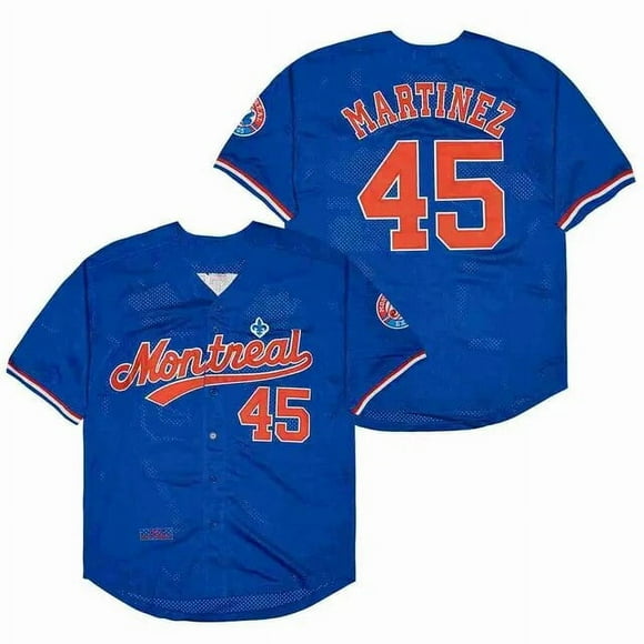 LS Baseball Jersey Montreal 8 CARTER 27 GUERRERO 45 MARTINEZ 10 DAWSON Jerseys Sewing Embroidery High Quality Sports Outdoor Grey