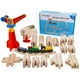thumbnail image 1 of Juego de vías de tren de madera KitoyWood, 62 piezas con tren y grúa, 3-10Y, 1 of 6