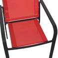 thumbnail image 4 of 7-Peices Outdoor Patio Dining Set Stacking Chairs and 48" Round Table Furniture Set for 6 Person, 4 of 9