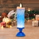thumbnail image 3 of Vela decorativa de cristal de colores, vela de cristal, decoración navideña para el hogar, centro de mesa festivo, elegante vela perfumada de vidrio, recipiente de vidrio transparente, para, 3 of 7