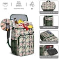 thumbnail image 5 of Travel Cooler Bag - Pioneer Flower Camping Beer Cooler Backpack with Bottle Opener- Waterproof Insulated Picnic Backpacks - Cooler Bag for Beach, 5 of 6