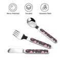 thumbnail image 3 of Kdxio Deers In The Forest 1 Toddler Utensils Set - Kids Silverware Set, Set Kids Utensils Set with Case for Preschooler Children, 3 of 8