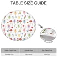 thumbnail image 6 of Flower Fairy Princess Pattern Round Fitted Tablecloth with Elastic Edge,Dining Table Cover Waterproof,Outdoor Round Tablecloth for Camping,Dining,Indoor and Outdoor, 6 of 7