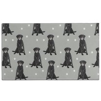 Black Labrador Door Rugs,Washable Non Slip Door Mats Indoor,Decorative Door Mats,Entry Mat Indoor for Entrance,Bedroom,Kitchen,Bathroom,17"x30"