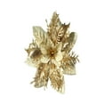 thumbnail image 2 of Christmas Front Door Wreath Hwkond Christmas Ornaments Golden Rattan Garland Decoration Flower Christmas Flower Decoration DIY Christmas Tree Supplies, 2 of 5