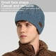 thumbnail image 4 of Gorros cálidos de invierno para hombre, gorro tejido acrílico con puños, gorro diario MFZFUKR CPB-ZRF457-5, 4 of 5