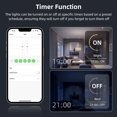 thumbnail image 4 of Interruptor de luz táctil AVATTO Tuya WiFi Smart Dimmer 1/2 Gang W1, 4 of 6