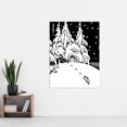 thumbnail image 2 of Artzybasheff Verotchka Rabbit Wolf Illustration Extra Large XL Wall Art Poster Print, 2 of 3